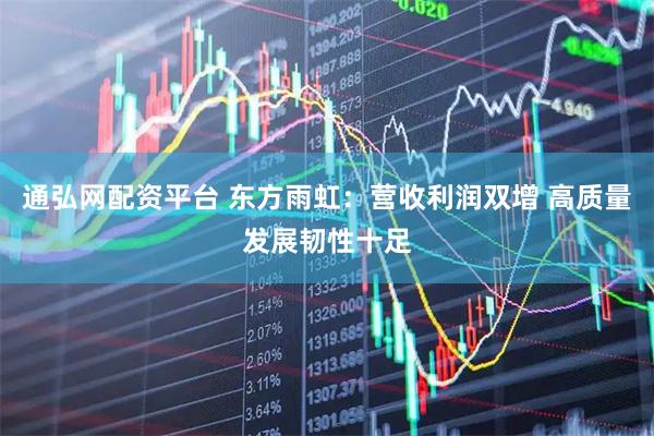 通弘网配资平台 东方雨虹：营收利润双增 高质量发展韧性十足